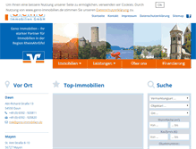 Tablet Screenshot of geno-immobilien.de